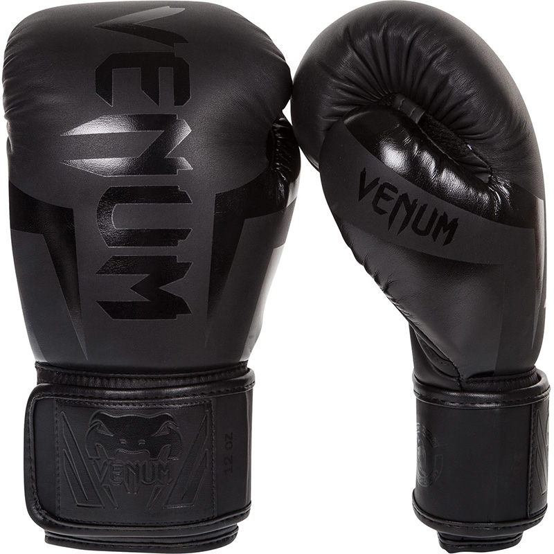 Venum Elite Boxing Gloves – Matte/Black