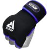 RDX X8 Inner Hand Gloves With Wrist Strap (Black/Blue) - Image 2