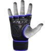 RDX X8 Inner Hand Gloves With Wrist Strap (Black/Blue) - Image 5