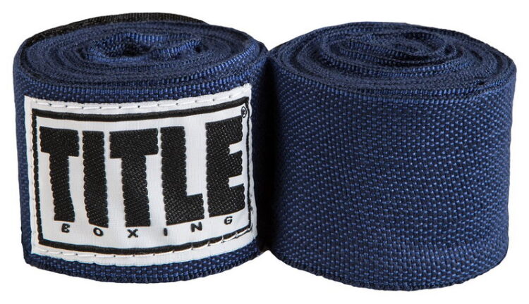 Title Mexican Style 180" Hand Wraps (Navy)