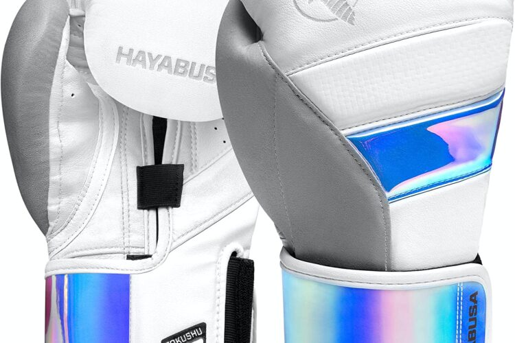 Hayabusa T3 Boxing Gloves (White/Iridescent)