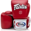 Fairtex BGV1 Muay Thai Boxing Glove - (Red/Black/White)