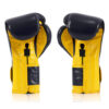 Fairtex BGV9 Black Yellow Muay Thai Boxing Glove - Image 4