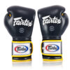 Fairtex BGV9 Black Yellow Muay Thai Boxing Glove - Image 2