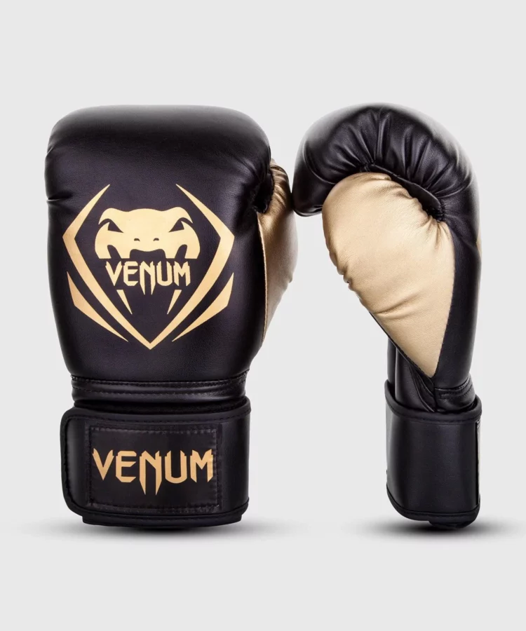 Venum Contender Boxing Gloves - (Black/Gold)