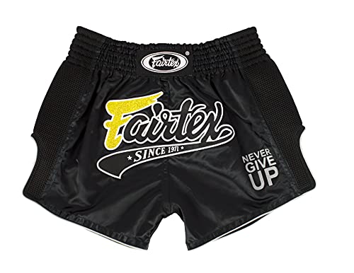 Fairtex BS1708 Slim Cut Muay Thai Boxing Short - Black