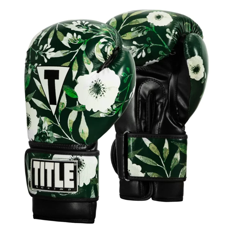 Title Boxing Floral Bag Gloves