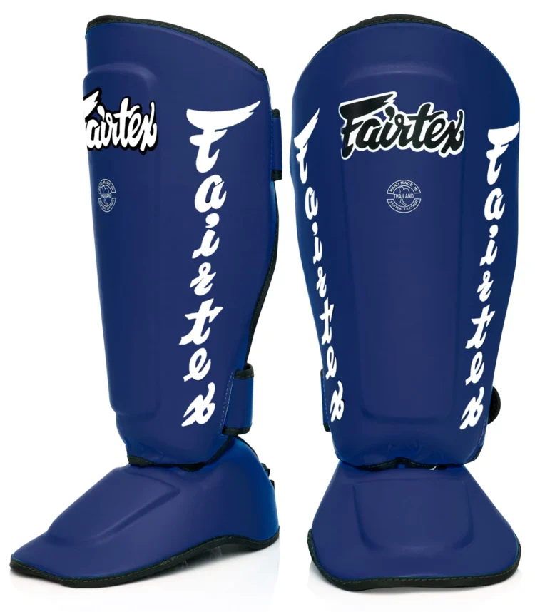 Fairtex SP7 Detachable Muay Thai Shin Guard (Blue)